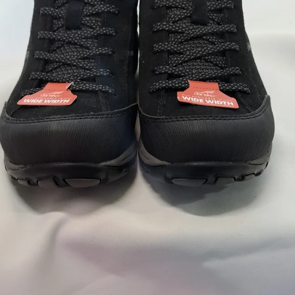 Dansko Paisley Waterproof Women's Black Wide Width Sneakers - Picture 7 of 10